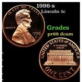 1996-s Proof Lincoln Cent 1c Grades GEM++ Proof De