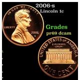 2006-s Proof Lincoln Cent 1c Grades GEM++ Proof De