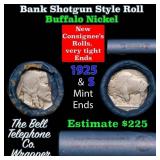 Buffalo Nickel Shotgun Roll in Old Bank Style 