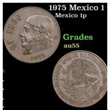 1975 Mexico 1 Peso Grades Choice AU