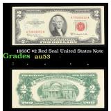 1953C $2 Red Seal United States Note Grades Select