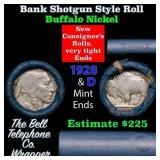 Buffalo Nickel Shotgun Roll in Old Bank Style 