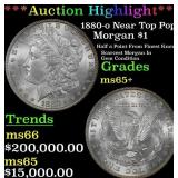 ***Major Highlight*** 1880-o Morgan Dollar Near To