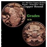1oz .999 Fine Copper Bullion Round - "Drop Bear" S