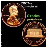 2007-s Proof Lincoln Cent 1c Grades GEM++ Proof De