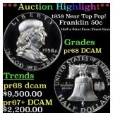 ***Major Highlight*** 1958 Proof Franklin Half Dol