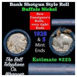 Buffalo Nickel Shotgun Roll in Old Bank Style 