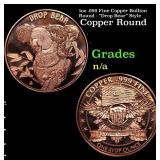 1oz .999 Fine Copper Bullion Round - "Drop Bear" S