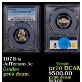 PCGS 1976-s Proof Jefferson Nickel 5c PCGS