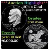 ***Auction Highlight*** 1974-s Clad Proof Eisenhow