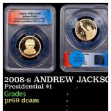 2008-s ANDREW JACKSON Proof Presidential Dollar Fi