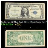 1935G Key To Series $1 Blue Seal Silver Certificat