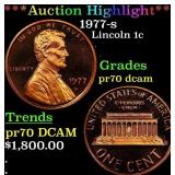***Auction Highlight*** 1977-s Proof Lincoln Cent