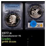 PCGS 1977-s Proof Eisenhower Dollar $1 PCGS