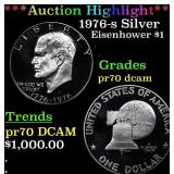 ***Auction Highlight*** 1976-s Silver Proof Eisenh