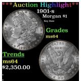 ***Major Highlight*** 1901-s Morgan Dollar $1 ms64