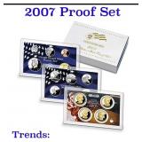 2007 United States Proof Set, 10 Coins Inside!