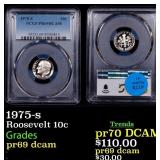 PCGS 1975-s Proof Roosevelt Dime 10c pr69 dcam PCG