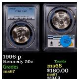 PCGS 1996-p Kennedy Half Dollar 50c ms67 PCGS