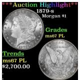 ***Major Highlight*** 1879-s Morgan Dollar $1 ms67