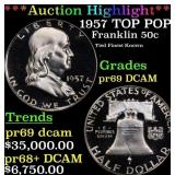 ***Major Highlight*** 1957 Proof Franklin Half Dol