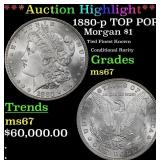***Major Highlight*** 1880-p Morgan Dollar TOP POP