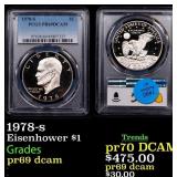 PCGS 1978-s Proof Eisenhower Dollar 1 pr69 dcam PC