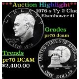 ***Auction Highlight*** 1976-s Ty 2 Clad Proof Eis