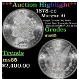 ***Major Highlight*** 1878-cc Morgan Dollar $1 ms6