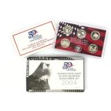 2005 United States Silver Proof State Quarters Set