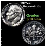 1975-s Proof Roosevelt Dime 10c Grades GEM++ Proof