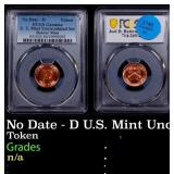PCGS No Date - D U.S. Mint Uncirculated Set Denver