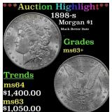 ***Major Highlight*** 1898-s Morgan Dollar $1 Sele