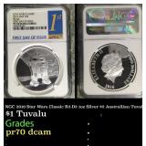 NGC NGC 2016 Star Wars Classic R2-D2 1oz Silver $2