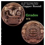 1oz .999 Fine Copper Bullion Round -  Eagle $1 Not