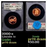 2000-s Proof Lincoln Cent 1c ACG