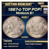 *Highlight* 1887-o Morgan Dollar TOP POP! $1 ms66+