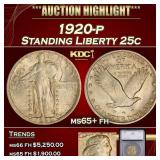 *Highlight* 1920-p Standing Liberty Quarter 25c ms