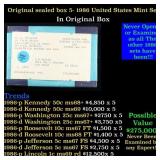 Original Sealed Box of 1x 1986 Mint Proof Sets