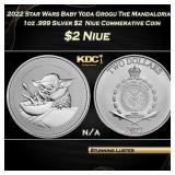 2022 Star Wars Baby Yoda Grogu The Mandalorian 1oz