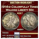 *Highlight* 1916-d Walking Liberty Half Dollar Col