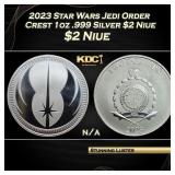 2023 Star Wars Jedi Order Crest 1oz .999 Silver $2
