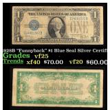 1928B "Funnyback" $1 Blue Seal Silver Certificate