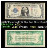 1928B "Funnyback" $1 Blue Seal Silver Certificate