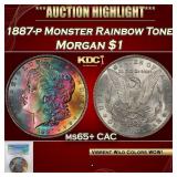 *Highlight* PCGS 1887-p Morgan Dollar Monster Rain