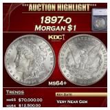 *Highlight* 1897-o Morgan Dollar $1 ms64+ SEGS (fc