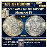 *Highlight* 1887/6-p Morgan Dollar VAM-2 Top 100 T