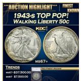 *Highlight* 1943-s Walking Liberty Half Dollar TOP