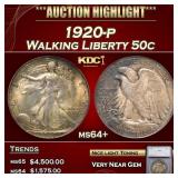 *Highlight* 1920-p Walking Liberty Half Dollar 50c