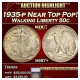 *Highlight* 1935-p Walking Liberty Half Dollar Nea